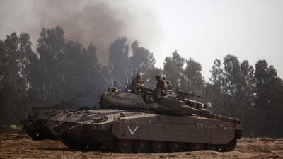 At least three-quarters of the more than 1,700 Palestinians killed so far in the Israeli incursion have been non-combatants. Lior Mizrahi / Getty Images