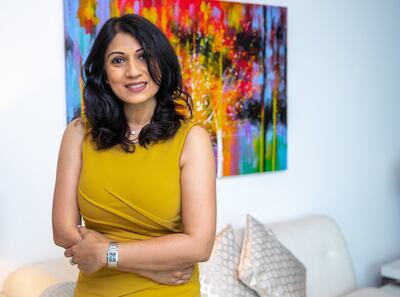 Marilyn Pinto didn't start investing until her mid-30s and says she lost 15 years for her money to grow. Victor Besa / The National