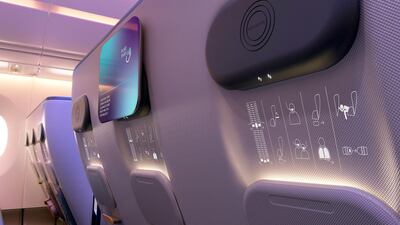 Finishes and materials in the Pure Skies cabins will all be antimicrobial. Courtesy PriestmanGoode