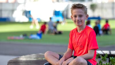 Pupil Charlie Barker wore his top inside out.