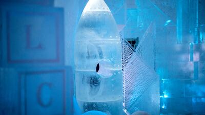 Toybox is a new suite in Icehotel 365 filled with toys made of ice and designed by Wouter Biegelaar & Viktor Tsarski.