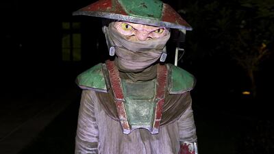 The Jakku Experience, displays of sets, props and costumes from the film Star Wars: The Force Awakens during the Middle East premiere at Emirates Palace in Abu Dhabi. Christopher Pike / The National