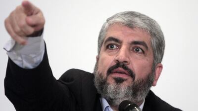 Khaled Meshaal, Hamas' political chief, on September 28, 2009. AP Photo