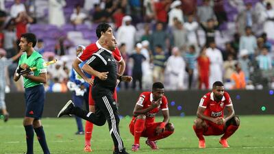 Al Ahli were shocked by Al Nasr in the President's Cup final. Pawan Singh / The National