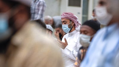 A large attendance at the mosque.