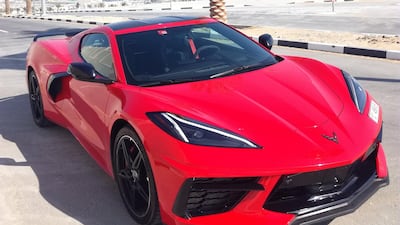 The C8 isn’t a classical beauty, but still a visually striking car that drips aggression