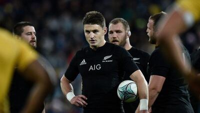 New Zealand's Beauden Barrett. Marty Melville / AFP