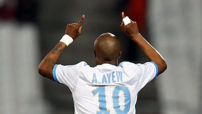 Andre Ayew had three goals for Marseille on Friday. Jean-Paul Pelissier / Reuters / April 4, 2014