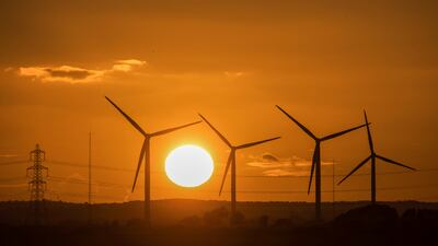A windfarm in the UK. Bloomberg