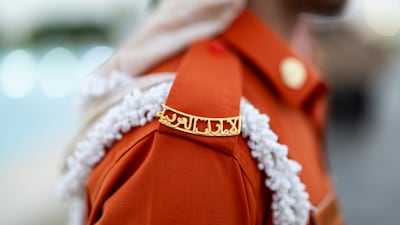 The UAE Armed Forces honour guard