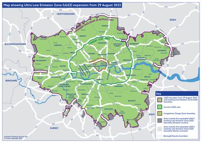 Ulez is an expansion of a system that started in central London and was first extended to some inner boroughs. TfL