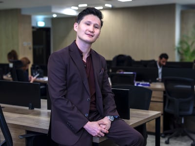 Adilet Chynystanov says the best way to beat inflation is to invest in real estate. Victor Besa / The National