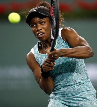 Sachia Vickery is a crowd favourite at the Indian Wells. John G Mabanglo / EPA