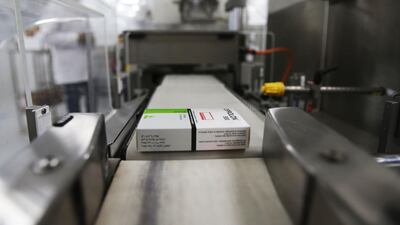 Hikma Pharmaceuticals expects sales to pick up in 2020, helped by its injectables drugs division. Salah Malkawi/ The National