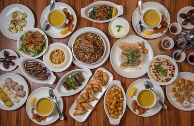 Allo Beirut offers a Lebanese iftar spread. Photo: Allo Beirut