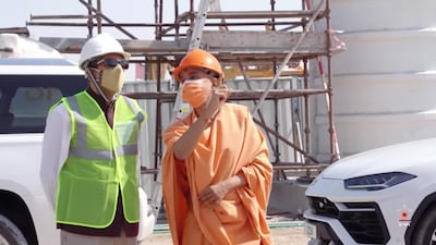 The shrine will be the largest in the country when it is completed in 2023.