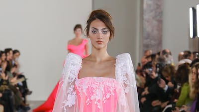 A look from the Georges Chakra spring / summer 2020 couture collection. Courtesy Georges Chakra