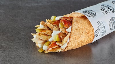 Chicken pita at Operation: Falafel