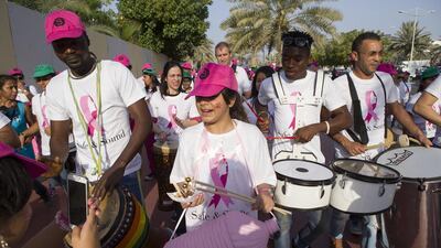 Live music filled the morning air at Zabeel Park and people of all ages sang, danced and cheered their way around the 2km route.