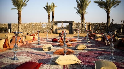 The traditional the Bedouin camp site. Lee Hoagland / The National