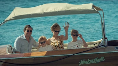 Dominic West, Teddy Hawley, Elizabeth Debicki and Timothee Sambor.