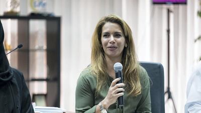 Princess Haya spoke the need to be ready to support countries in need. Anna Nielsen / The National
