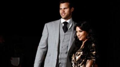 Kris Humphries and Kim Kardashian.