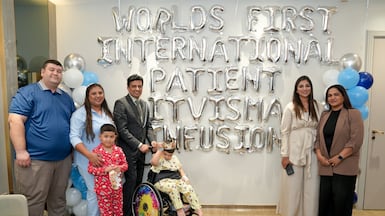 Medcare Women and Children Hospital has administered Itvisma to three-year-old Hulus, from Turkey. Photo: AETOSWire