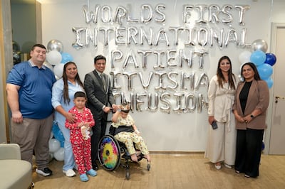 Medcare Women and Children Hospital has administered Itvisma to three-year-old Hulus, from Turkey. Photo: AETOSWire