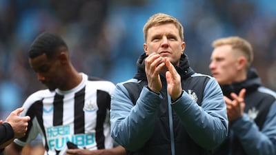 Newcastle United manager Eddie Howe after the match against Manchester City. Reuters