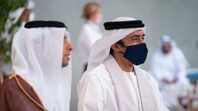 Pictured right, Sheikh Abdullah bin Zayed, UAE Minister of Foreign Affairs and International Co-operation.