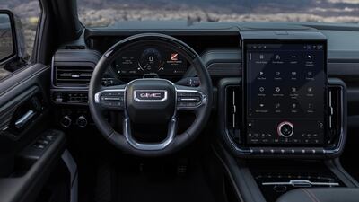 The AT4 Ultimate comes with a 16.8-inch portrait-orientation infotainment touchscreen