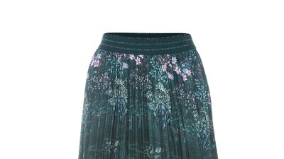 Brocaly printed pleated skirt, Dh795, Ted Baker at Namshi