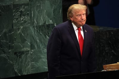 Addressing the UN General Assembly before Tuesday's meeting, US President Donald Trump called for the 'complete economic isolation' of Iran. AFP