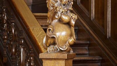 Soham House was designed in 1892 by CJ Harold Cooper, a prominent architect of the Arts and Crafts movement, which married traditional craftsmanship with medieval, romantic and folk styles of decoration. Courtesy Cheffins