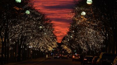 Christmas ambiance in Paris, France. Getty Images