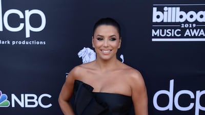 Eva Longoria arrives at the 2019 Billboard Music Awards. AFP