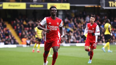 Right midfield: Bukayo Saka (Arsenal) – Took his goal at Vicarage Road beautifully, set up Martin Odegaard’s opener and played a part in Gabriel Martinelli’s strike. Getty Images
