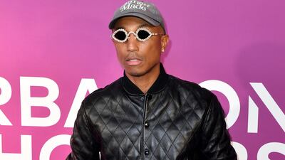 Wearing black quilted leather and the sunglasses he designed for Tiffany & Co to attend the TV One Urban One Honors event in Atlanta, Georgia, US on December 2, 2022. AP