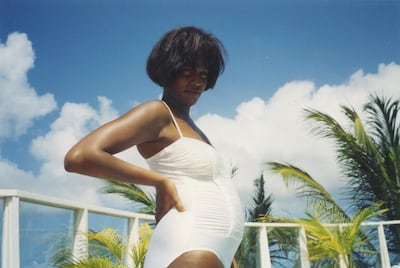 A still from Whitney Houston in the biopic about her life. Courtesy Transmission Films