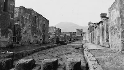 The ruins of Pompeii were rediscovered on April 1, 1748. Getty Images