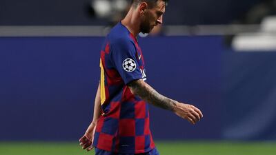 Lionel Messi after the match. Reuters