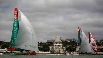 Four boats are in contention to win the Volvo Ocean Race, with the remaining in-port races likely to help determine the winner. Rafael Marchante / Reuters