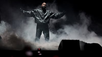 Kanye West performs at the Vultures 1 playback concert during Rolling Loud 2024 in Inglewood, California. Getty Images