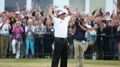Phil Mickelson proved he was not done with golf yet, when he won the British Open at the age of 43 last year. Andy Lyons / Getty Images