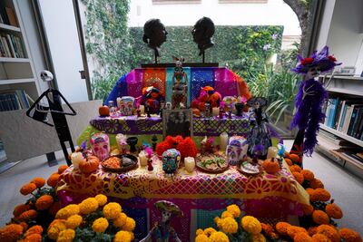 Day of the Dead, or Dia de Muertos, is celebrated with colourful altars, or ofrendas. AP Photo