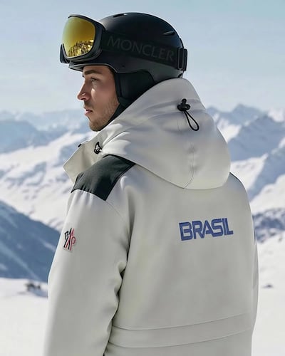 Moncler is making its comeback to the Games by dressing the Brazilian team in Italy. Photo: Moncler