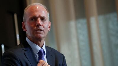 While Dennis Muilenburg (pictured) will continue as chief executive, president and director, lead director David Calhoun has been elected as non-executive chairman. Reuters