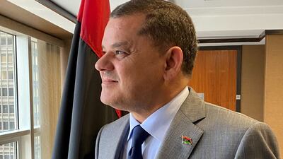 Libyan Prime Minister Abdul Hamid Dbeibah says he will only hand power to an elected government. Reuters