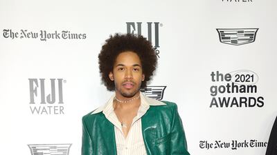 Kelvin Harrison Jr. arrives. AFP